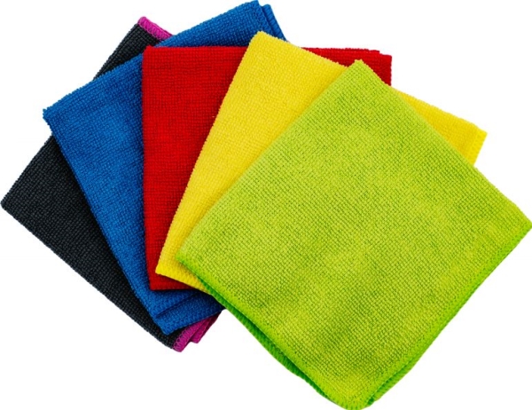 Rengøringsmiddel Ag Termopasty Termopasty Mikrofiberklude Sæt 30X30cm - Forskellige Farver - 5 Stk