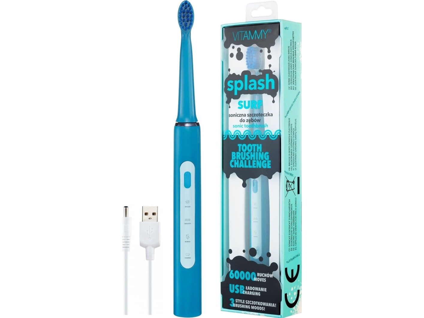 Vitammy Splash Blue Zahnbürste