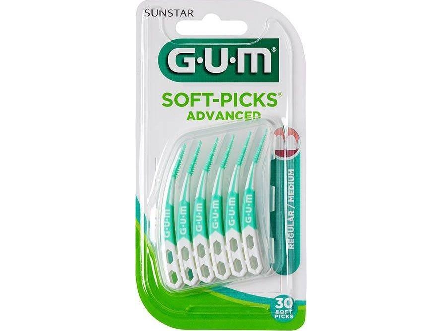Dantų Šepetėlis Gum Soft-Picks Advanced Regular Soft Picks 30Uds
