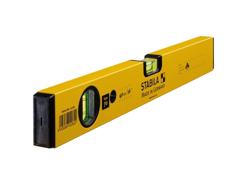 Stabila Type 70 02282 Vaterpas-letmetal 40 cm 0.5 mm/m
