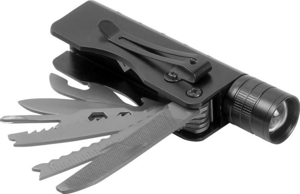 Ltc Torch Ltc Zpe Led Hand Torch + Multi-Function Pocket Knife + Rechargeable Battery