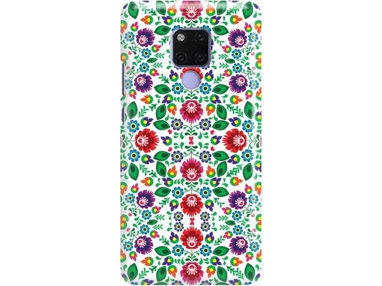 Funnycase Nadruk Kwiaty Ludowe Samsung Galaxy M20 Standard