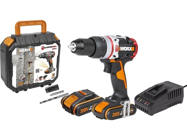 Worx Wx354 20 V Bohrschrauber 2 X Akku 2 Ah
