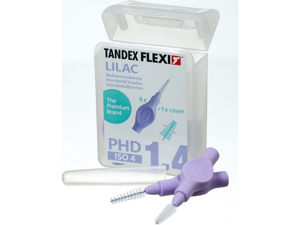 Tandex Tandex (6 Stk.) Flexi X-Fine Trailed Tandbørster Lilac (Lilla)