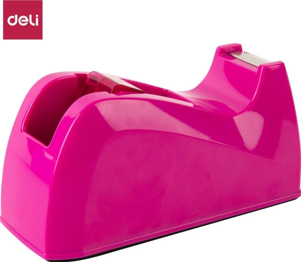 Deli lim-tapedispenser Deli 815A pink