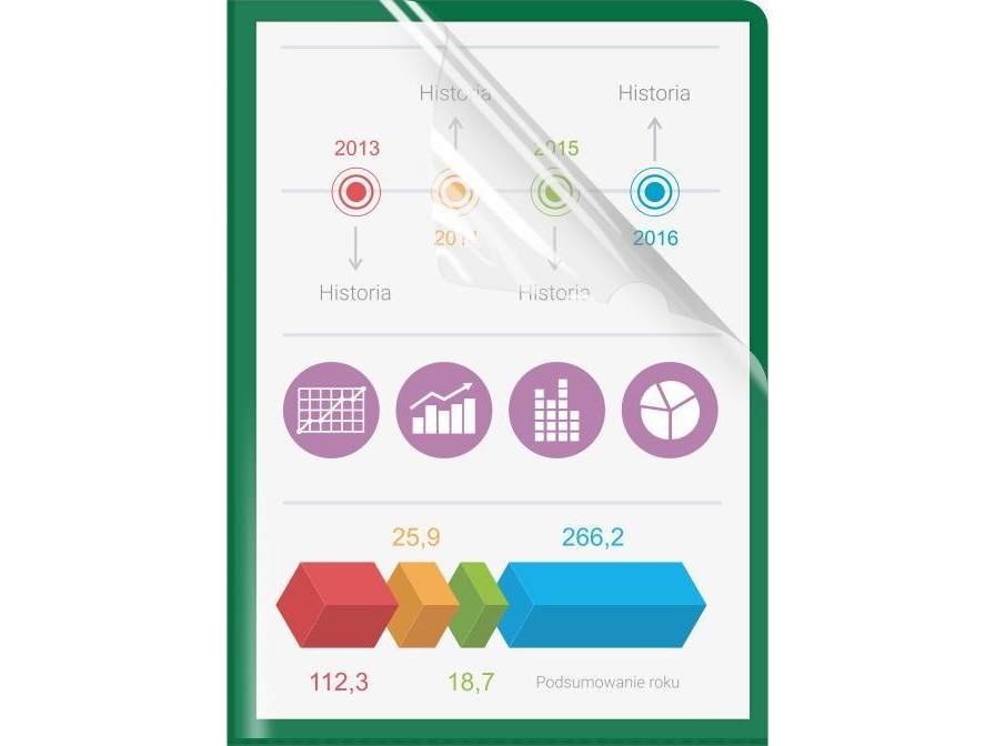 Biurfol Offer Case A4 L Of-03-02 (10 Pieces) Green Biurfol