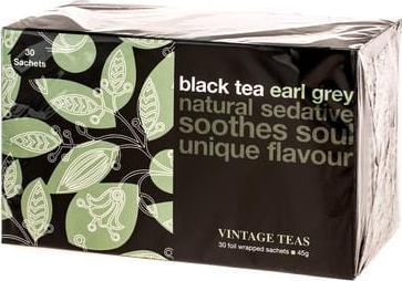 Vintage Teas Juodas Tea Earl Pilkas - 30 Teabags