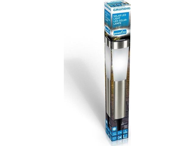 Grundig - stor robust solcellslampa 2xLED höjd 56 cm | Belysning - Utomhusbelysning - Trädgårdslampor | GameStuff