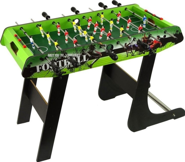 Lean Sport Foosball-Bord Grøn Står Fodboldspil 89 Cm