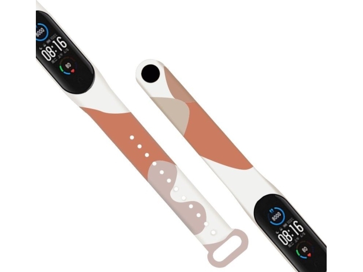Hurtel Rem Moro Bånd Til Xiaomi Mi Band 6 / Mi Band 5 I Silikone, Moro (14)