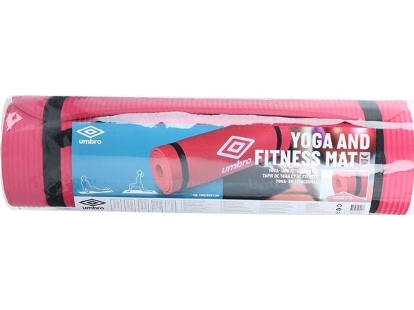 Zizo Umbro Fitness-, Yoga- Und Trainingsmatte Mit Trageriemen (Rot)
