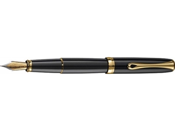 Diplomat Fountain Pen Excellence A2, F, Black/Gold