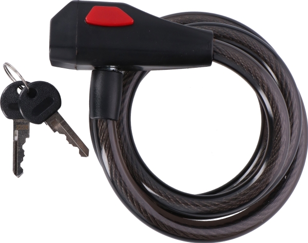 Dunlop - stöldskyddat nyckellås för cykel 150 cm (svart) | Cykling - Cykelutrustning | GameStuff