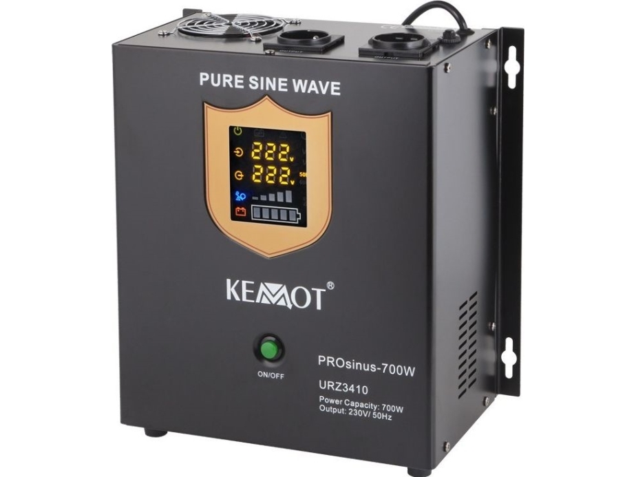 Nepertraukiamo maitinimo šaltinis 700W 12V/230VAC sinusas KEMOT
