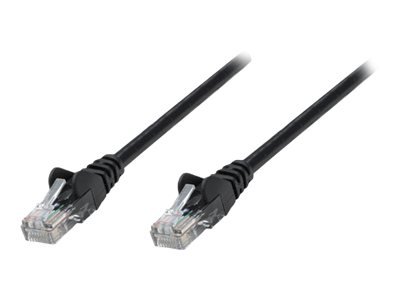 Intellinet Network Patch Cable, Cat5e, 10M, Black, Cca, U/Utp, Pvc, Rj45, Gold Plated Contacts, Snagless, Booted, Lifetime Warranty, Polybag - Patchk