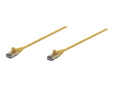 Intellinet Network Patch Cable, Cat6, 3M, Yellow, Cca, U/Utp, Pvc, Rj45, Gold Plated Contacts, Snagless, Booted, Lifetime Warranty, Polybag - Patch-K