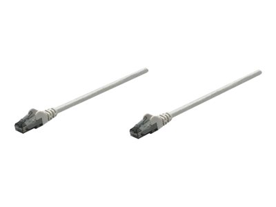Intellinet Network Patch Cable, Cat6, 7.5M, Grey, Cca, U/Utp, Pvc, Rj45, Gold Plated Contacts, Snagless, Booted, Lifetime Warranty, Polybag - Patchka