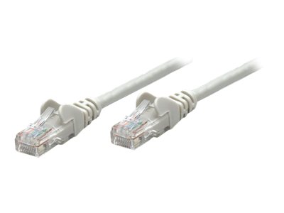 Intellinet Network Patch Cable, Cat5e, 10M, Grey, Cca, U/Utp, Pvc, Rj45, Gold Plated Contacts, Snagless, Booted, Lifetime Warranty, Polybag - Patchka