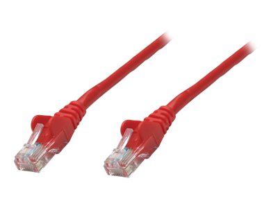 Intellinet Network Patch Cable, Cat5e, 5M, Red, Cca, U/Utp, Pvc, Rj45, Gold Plated Contacts, Snagless, Booted, Lifetime Warranty, Polybag - Patchkabe