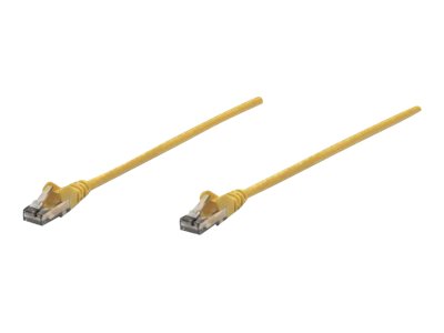 Intellinet Network Patch Cable, Cat6, 10M, Yellow, Cca, U/Utp, Pvc, Rj45, Gold Plated Contacts, Snagless, Booted, Lifetime Warranty, Polybag - Patchk