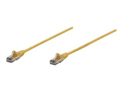 Intellinet Network Patch Cable, Cat6, 5M, Yellow, Cca, U/Utp, Pvc, Rj45, Gold Plated Contacts, Snagless, Booted, Lifetime Warranty, Polybag - Patch-K