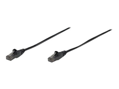 Intellinet Network Patch Cable, Cat6, 7.5M, Black, Cca, U/Utp, Pvc, Rj45, Gold Plated Contacts, Snagless, Booted, Lifetime Warranty, Polybag - Patchk