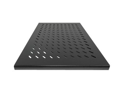 Intellinet 19" Fixed Shelf, 1U, 800Mm Depth, Heavy-Duty, Max 100Kg, Black - Rackhylde - Sort, Ral 9005 - 1U - 19"