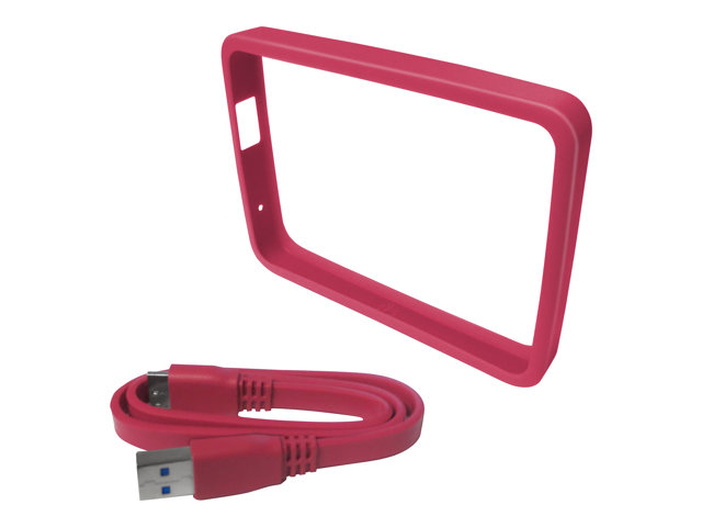 Western Digital Wd Grip Pack 1Tb Slate, Hdd-Gehäuse, Usb 3.2 Gen 1 (3.1 Gen 1), Usb Konnektivität, Schwarz, Pink