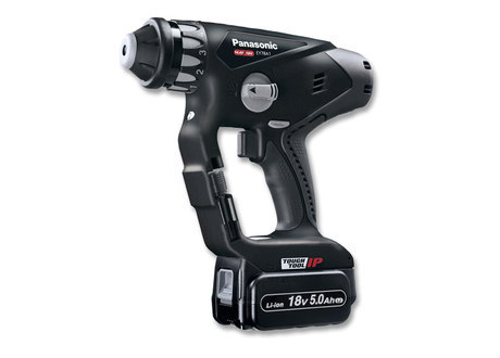 Panasonic EY78A1LJ2G, Borr med pistolgrepp, 1250 RPM, 4750 BPM, Batteri, Litium-Ion (Li-Ion), 5 Ah