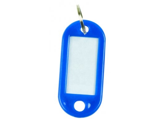 Q-CONNECT KF02694, Blå, Plast, 22 mm, 50 mm, 100 styck, Kina | Möbler - Tillbehör - Nyckelkabiner & tillbehör | GameStuff