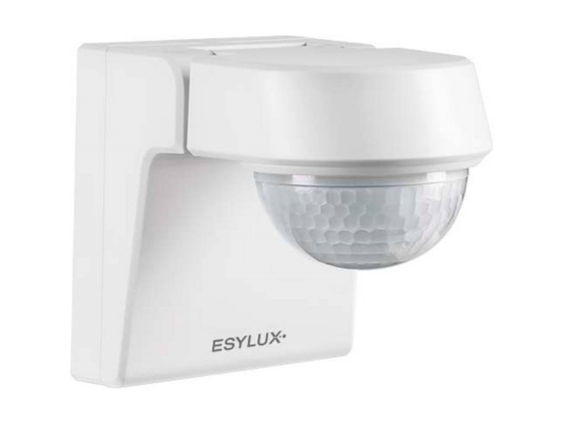 ESYLUX Udendørs bevægelsessensorer DEFENSOR MD 230° 40 IR 1C IP55 WH