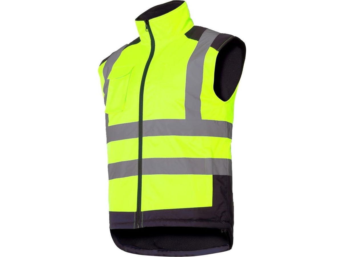Lahti Pro VÄST med hög synlighet och vändbar väst, GUL, XL, CE, LAHTI | Kläder & Säkerhet - Arbetskläder - Västar | GameStuff