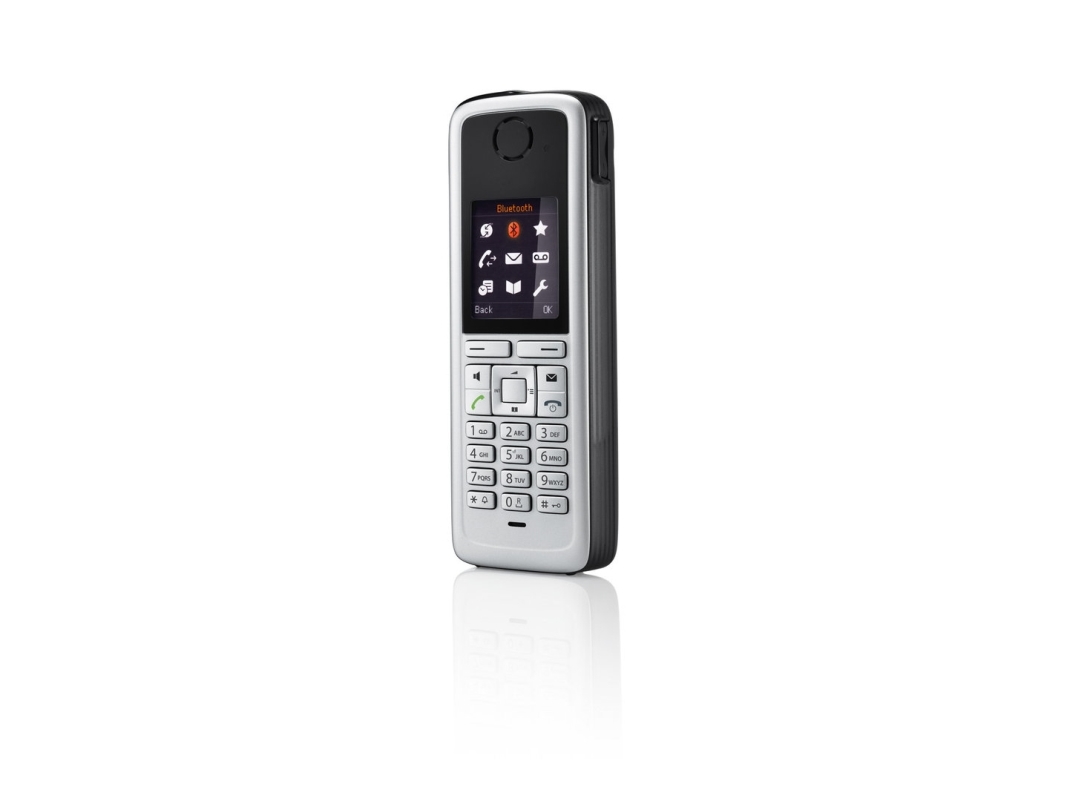 Unify OpenStage M3 Plus - Ekstra trådløst håndsæt - med Bluetooth interface - DECT - sort, sølv