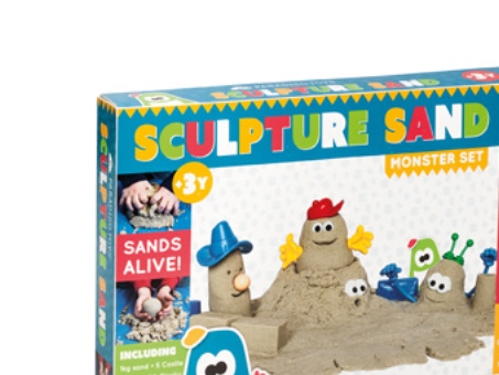 Sandskulpturer (Monster sæt med 1kg Kinetisk sand) | Leksaker - Kreativitet - Lek sand | GameStuff