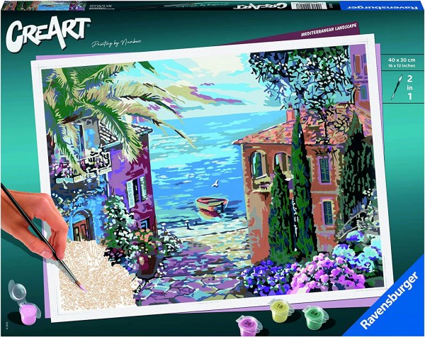 Ravensburger Painting Creart Series Premium B Medelhavslandskap