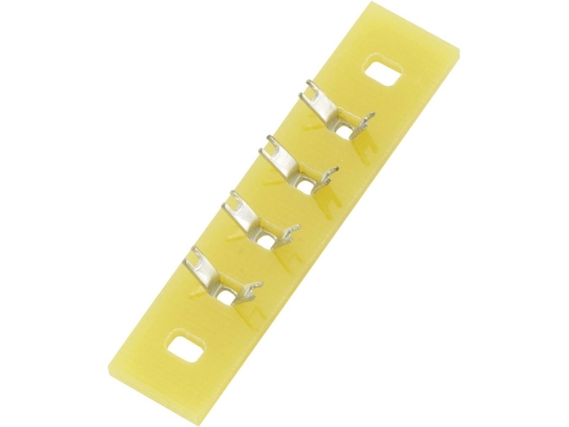 Tru Components Loddeliste Enkeltrække Samlet Antal Poler 4 Epoxyd (L X B X H) 36 X 9 X 1,5 Mm 1 Stk
