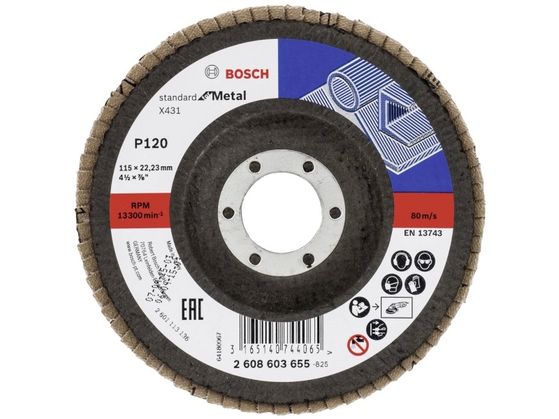 Bosch Skive/Bladsæt X431wyg 115X22.23 Mm G120