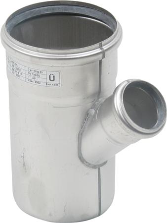 Blücher Gr.Rør 45Gr.110-75Mm - Strømlinet Rf . Aisi 316L.Syrefast Stål