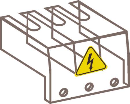 Abb Stotz-Kontakt Klemmenabdeckung Ots40t3 (1Sca105317r1001)