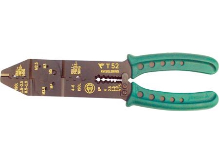 Tång T52 för isolerade anslutningar 0,5-6mm2 | Verktyg & Verkstad - Tänger - Crimp- och Ppresstång | GameStuff