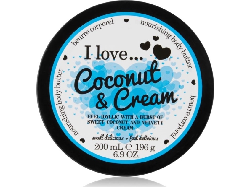 I Love Coconut & Cream Body Butter Made With 87% Naturally Derived Ingredients