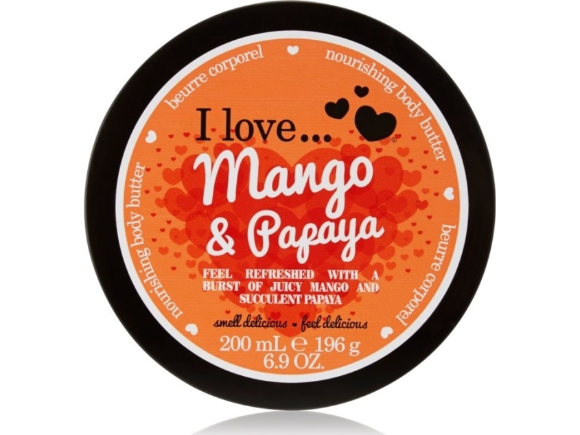 I Love Mango & Papaya Body Butter With 87% Naturally Derived Ingredients