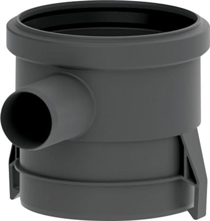 Unidrain 95 Mm Aufstockelement Mit Stutzen Für Unidrain Eckablauf