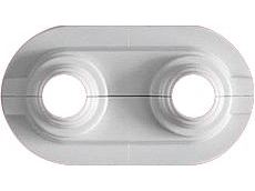 Dobbeltroset med centerafstand på 50 mm mellem rør - passser til rør Ø14-20 mm | VVS Artiklar - Uppvärmning - Radiatorer | GameStuff