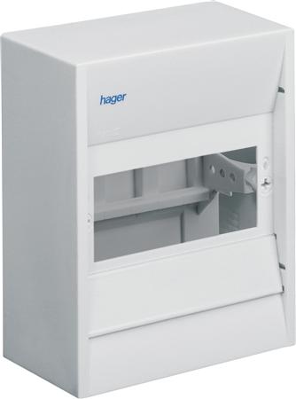 Hager Miniabdeckung Gd108e 8 Module Mit Pe-Klemmehxbxt: 180 X 182 X 82 Mmip 30