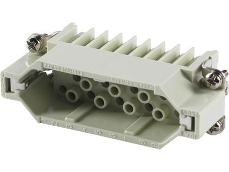 Harting Han D Steckverbinder, Einsatztyp 16A Stiftleiste Crimpanschluss Max 2,5Mm2, 10A 25 Polig