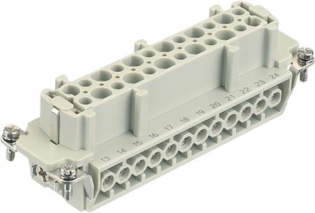 Hart Buchseneinsatz Han E 24 09330242701 Schraubanschluss 1 (09330242701)
