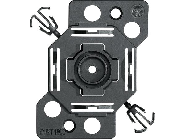 Wieland Gst18 Montageplatte F.Hh-Block Schwarz