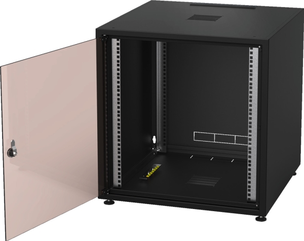 Rack-12Gd/Sw Metalrack Gulv 12U