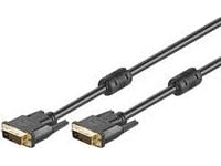 Wentronic Goobay Dvi-D Fullhd Kabel Dual Link, Schwarz, 2 M - Dvi-D-Stecker Dual-Link (24+1-Pin) > Dvi-D-Stecker Dual-Link (24+1-Pin) (93110)